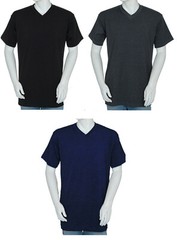 Styllion Big and Tall Mens Shirts V Neck – Mid Weight – VRSS – S – 8XLT