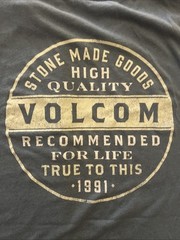 VOLCOM STONE Made Goods High Quality True to This Recommended for Life Sz L