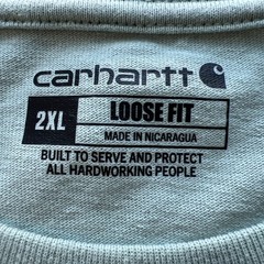 Carhartt Loose Fit Heavyweight Long-Sleeve Graphic Tee Men’s Size 2XL TK0231-M
