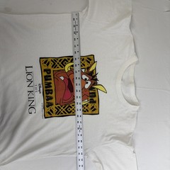 Vintage The Lion King Pumbaa Disney T-Shirt Size Large