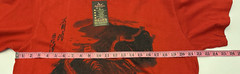 I CLIMBED THE GREAT WALL Shirt Mens 2XL China Souvenir Tourist Short Sleeve RED