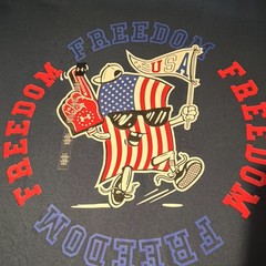 Under Armour American Pride USA Freedom Short Sleeve T-Shirt Blue Sz XL