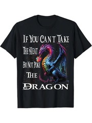 Flying Mythical Creature Cool Dragon Flame-Spewing Dragon T-Shirt Men’s T-shirt