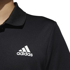 adidas Men’s Designed to Move 3-Stripes Polo Shirt, Pulse Lime – Black/White – S
