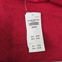 Hollister Men Shirt MEDIUM Red Graphic Hellcat SRT Boxy Fit Tee Logo NWT