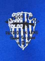 Howitzer Style Men’s T-Shirt PATRIOT WARRIOR Military Grunt MFG