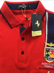 Men’s Premium Polo Shirt,Italian Style,Modern,Slim Fit,Spandex.M L XL.…E1.A