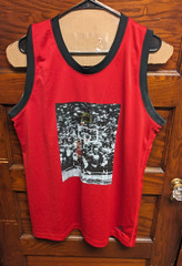 Air Jordan Last Shot Photo Jersey Men L Jumpman Mesh Last-Dance MJ Bulls Sewn