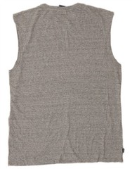 Superdry Mens Vest Top Medium Grey Flecked Cotton DW08