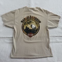 Vintage Harley Davidson T-Shirt Men’s L Farthest North Outpost Fairbanks AL 2004
