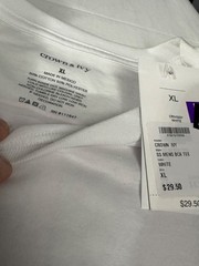 CROWN & IVY MENS’ BREAST CANCER AWARENESS T-SHIRT SIZE X LARGE CHEST 48″