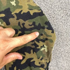 Polo Ralph Lauren Mens XL Camouflage Camo Waffle Knit Long Sleeve Shirt