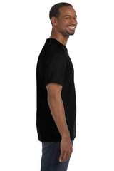 Hanes 5250 Mens Short Sleeve Authentic 100% Cotton Crew Neck Stylish T-Shirt
