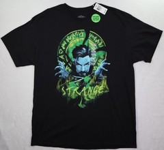 Marvel NWT Doctor Strange Shirt Men’s XL Black Glow In The Dark Graphic Tee