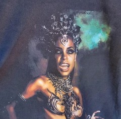 Queen of the Damned Aaliyah Long Sleeve Shirt Custom Multi-Print Shaka Wear Tee!