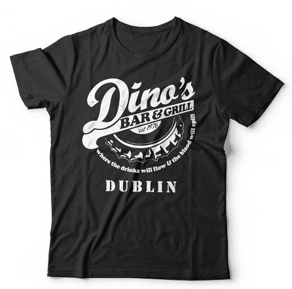 Dinos Bar And Grill Unisex TShirt S-5XL Thin Lizzy Music Lynott