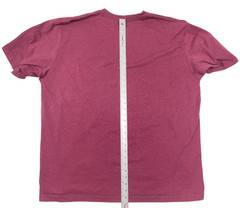 Carhartt K87 Pocket T-Shirt Mens 2XL Loose Fit Burgundy Heavyweight Tee