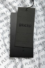 Philipp Plein Men’s White Short Sleeve Logo Print Crewneck T-Shirt US 2XL IT 56