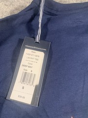 NWT Vineyard Vines Golf Putt Long-Sleeve Pocket Tee T-Shirt Blue Men’s Small NEW