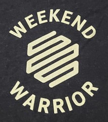 2pk NWT Weekend Warrior Shirt Mens Sz Largr Black Graphic Tee Funny Casual Army