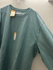 CARHARTT Loose Fit Heavyweight Long-Sleeve Logo Sleeve Graphic Size XLT TK0231-M