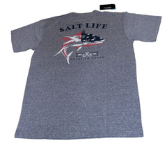Salt Life TriBlend Graphic Navy American Proud M Live Salty Saltlife NWT