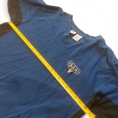Vintage 90s NBA Cleveland Cavaliers Blue Long Sleeve V-Neck Shirt – Size XL