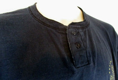 Harley-Davidson Henley T-Shirt 50th Anniversary Eagle XL Black Pull On Mens CBi9