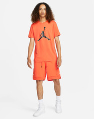Nike Air Jordan Men’s T-Shirt Orange Size S-2XL Casual Top