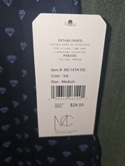Mens Modern Culture Tank Top Soze Medium Diamond Pattern New With Tags