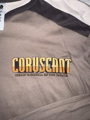 Star Wars Coruscant Tee Long Sleeve Disney Parks Galaxy’s Edge Sz Lg New