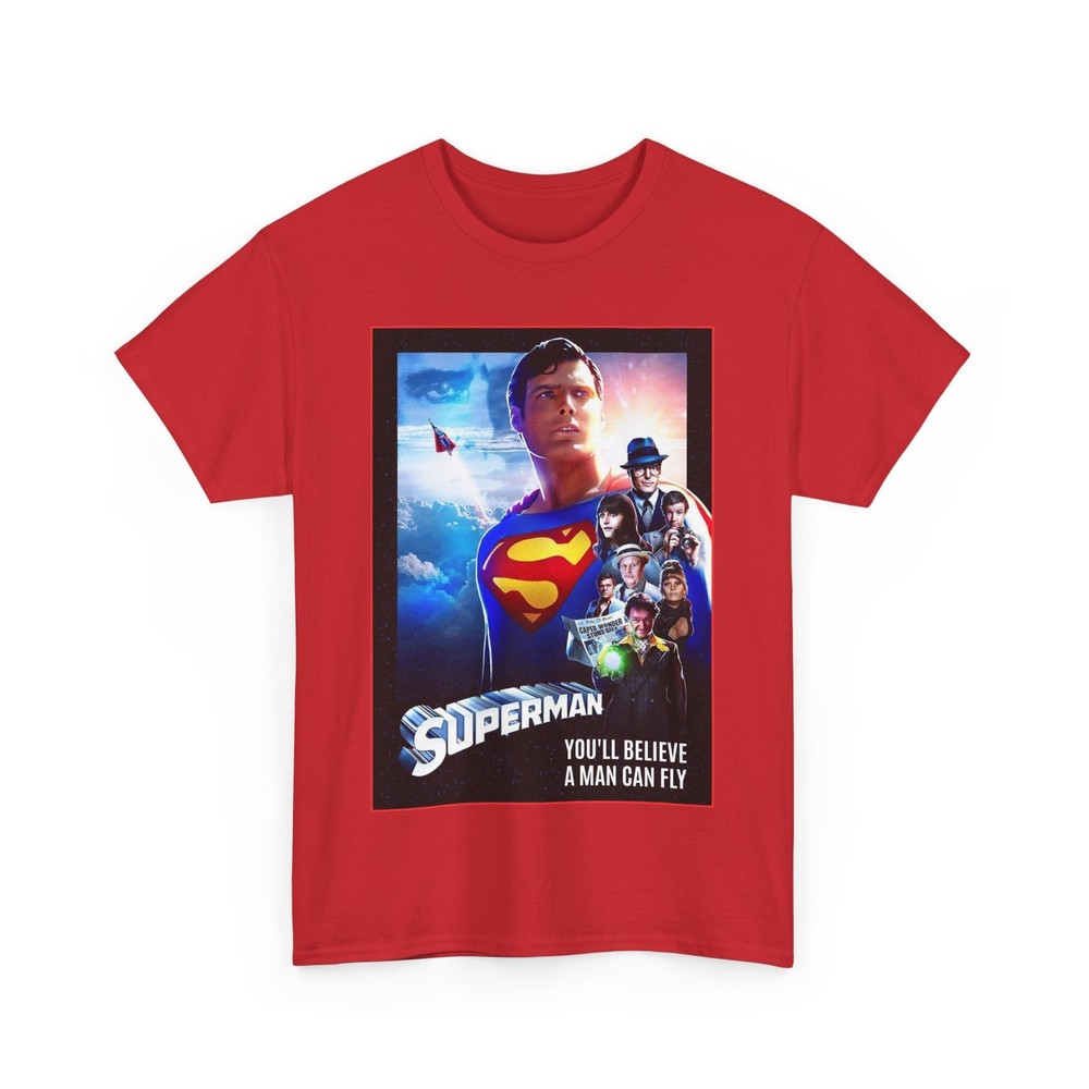 Superman The Movie T-Shirt – Christopher Reeve, Gene Hackman – DC Comics