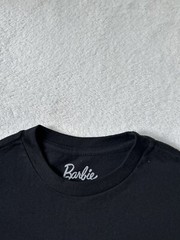 Barbie Mens Short Sleeve Black Crewneck Logo Graphic T- shirt Size S (34-36) NWT