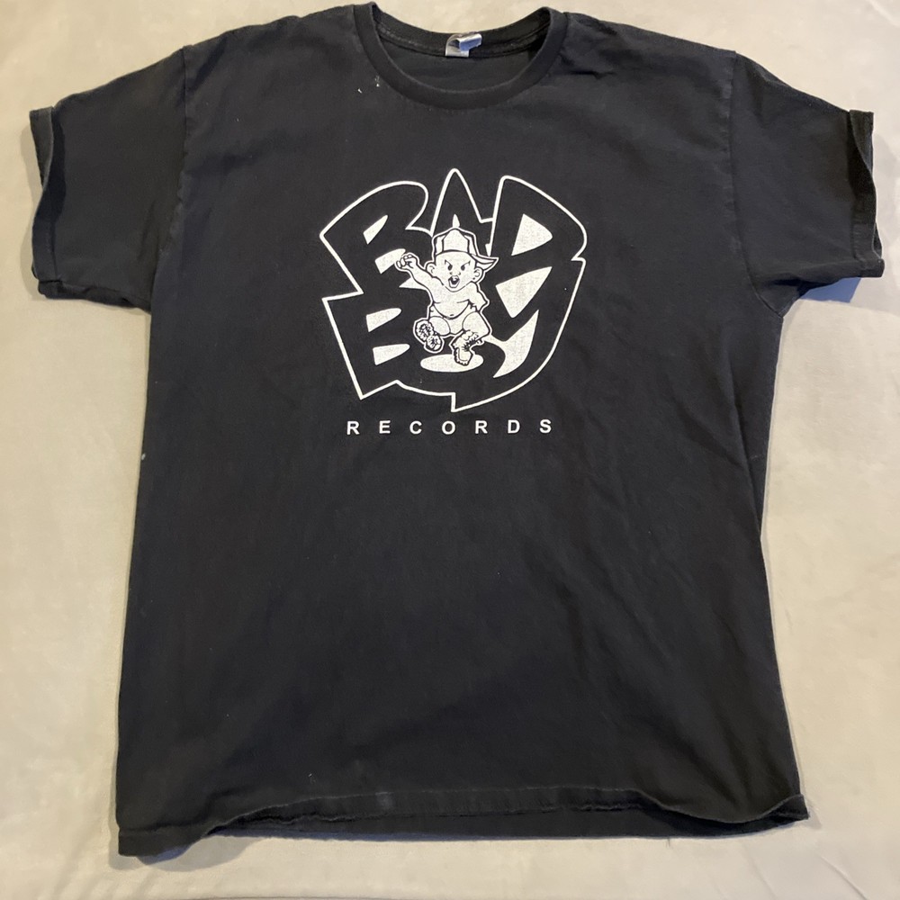 WOW – Vintage – Gildan – Bad Boy Records – Puff Daddy – T Shirt – Size Large