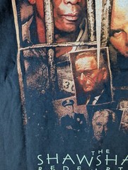The Shawshank Redemption T-shirt size XL movie promo 2-sided faded