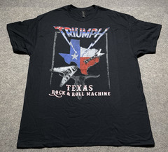 NEW TRIUMPH TEXAS Reloaded 2026 3 Nights Concert Tour XL Blk Rock N Roll Shirt