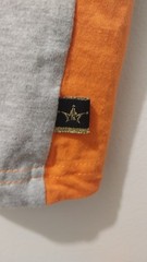 Maxi Milian Shirt “Homies Paris” Pattern Shirt Size 2XL Orange Front Gray Back