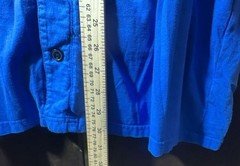 The Foundry Supply Co Mens XLT Blue Colorblock Baseball Henley Shirt Tall