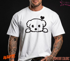 Unisex Cute Puppy Love T SHIRT,T shirt women,T shirt men,T shirt vintage Mom Dad