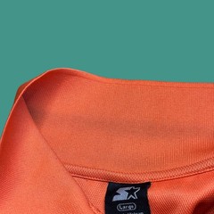 Starter Clemson Tigers Polo Shirt Large Mens Orange NCAA Golf Performance