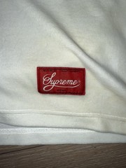 Supreme Velour Arched Embroidered Logo V Neck Baseball Top Size L, nice!!