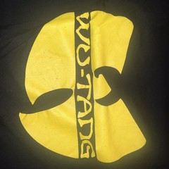 Wu Tang Clan Men’s Tshirt Sz L Black Yellow Logo