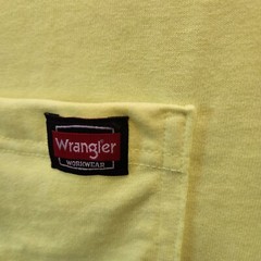 Wrangler Workwear Safety T-Shirt Men’s 3X-Large Pen Pocket High-Viz Yellow *NEW*