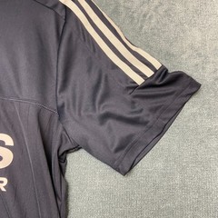 Adidas Sportswear Soccer Jersey Mens Medium Navy Blue Logo Short Sleeve Summer