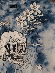 Alab Never Grow Up Tie Dye Tee Shirt Pre Owned Excellent
