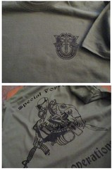 Combat Diver Special Forces Underwater Operations T-SHIRT Large USA 6oz