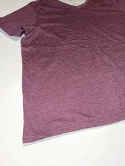 Lee Men’s V-Neck Heather Maroon T-Shirt XXL