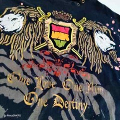 Rebel Spirit T Shirt Men 2XL Black Red Foil Gold Rasta Flag Lion Streetwear Used