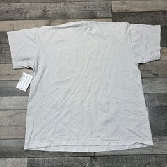 Circle of Rage T-Shirt Graphic Print Crew Neck Short Sleeve White Mens XL
