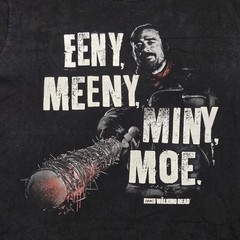 Delta Shirt Mens Large Black The Walking Dead Negan Lucille Promo Tee Zombie